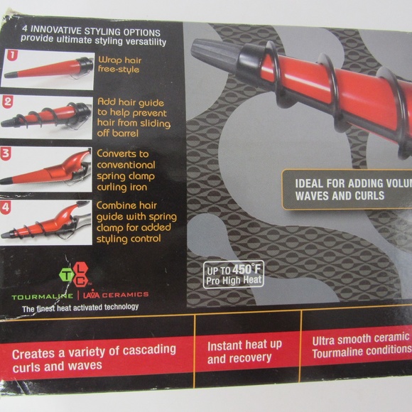 Lava Flo Ceramic Conical Styler 4in1 - Picture 3 of 8